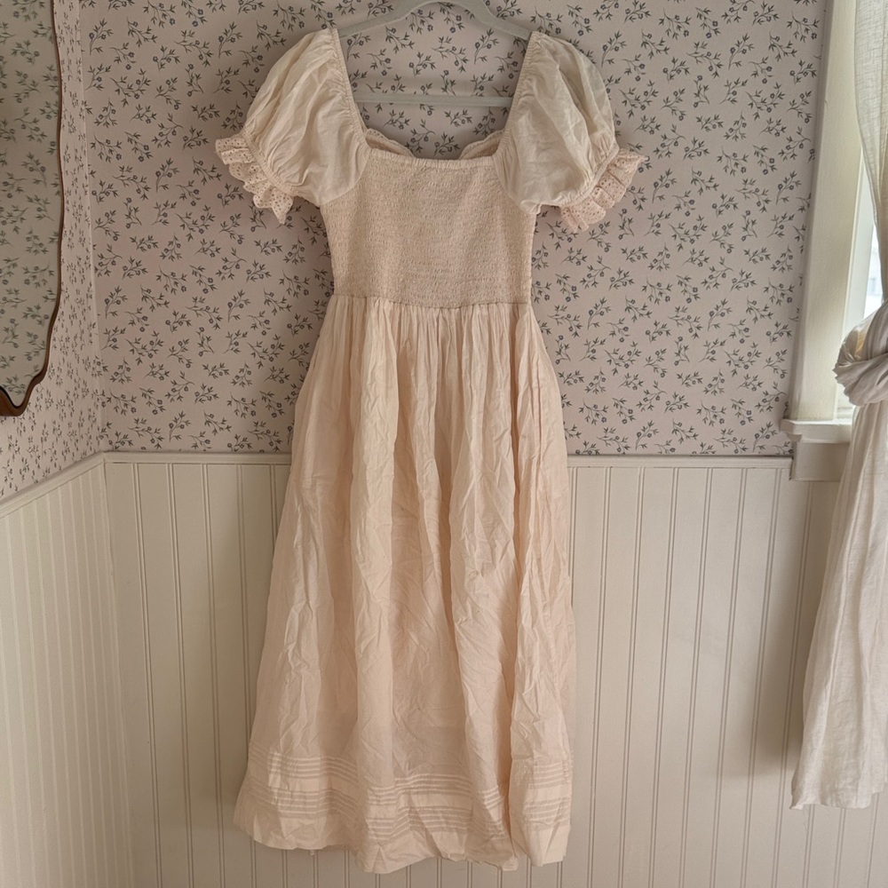 Christy Dawn Smocked Midi Dress - Picture 2 of 2